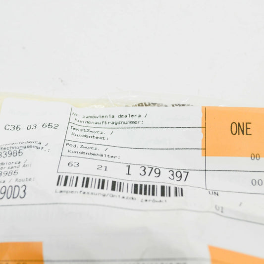 NEW BMW Z3 COUPE E36 TAIL LIGHT BULB SOCKET 63211379397 1379397 ORIGINAL