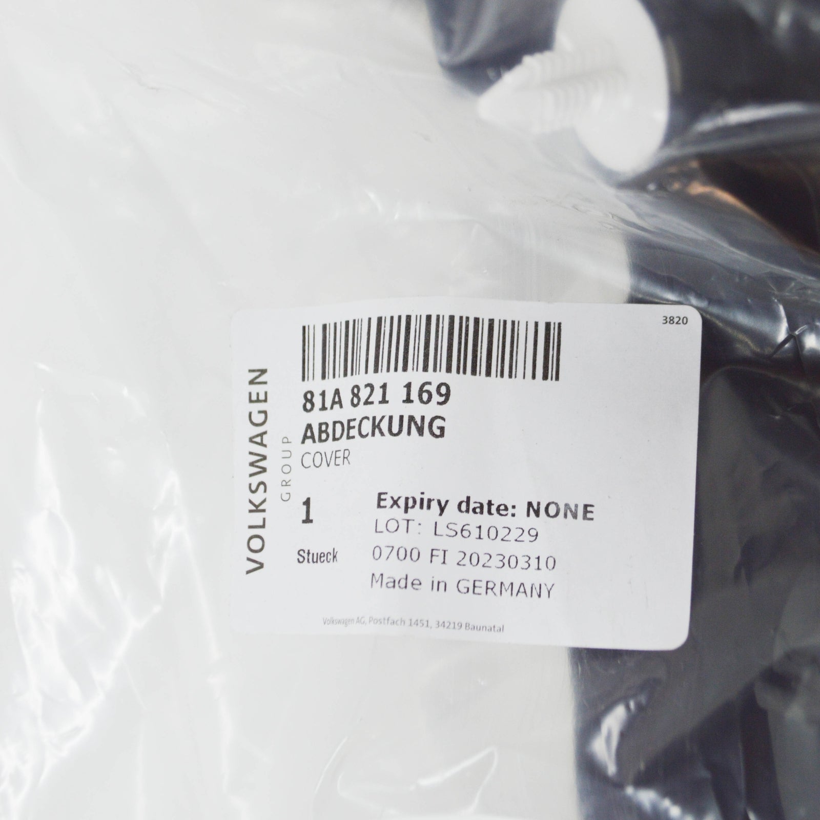 NEW AUDI Q2 GA FRONT LEFT FENDER WING COVER 81A821169 ORIGINAL