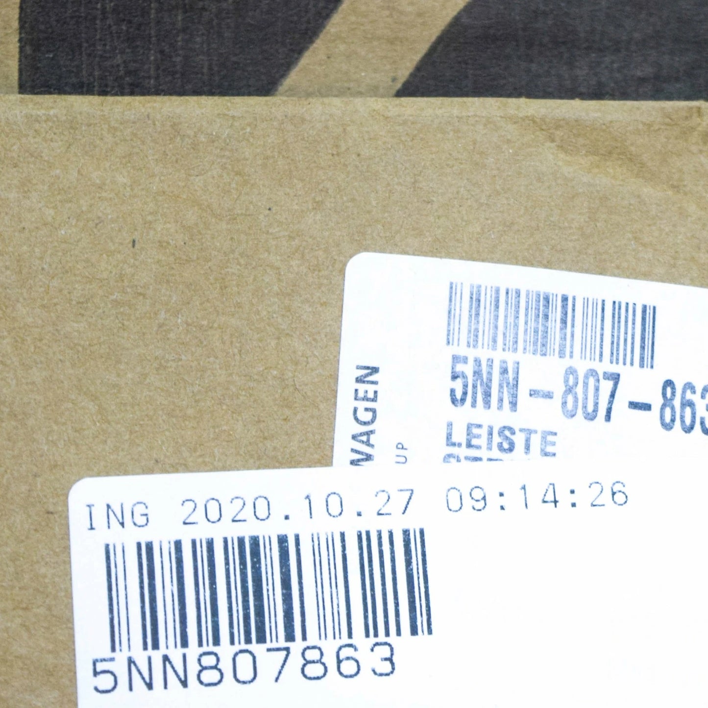 NEW VW TIGUAN MK2 REAR BUMPER IMPACT ABSORBER SECURING STRIP 5NN807863 ORIGINAL