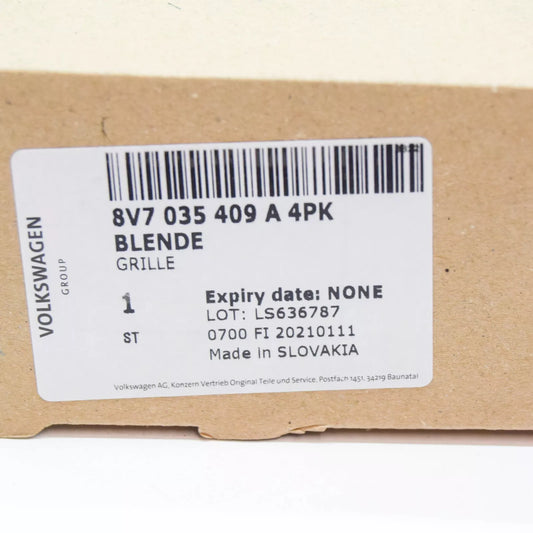 NEW AUDI A3 8V FRONT LEFT SOUND SPEAKER COVER TRIM 8V7035409A4PK ORIGINAL