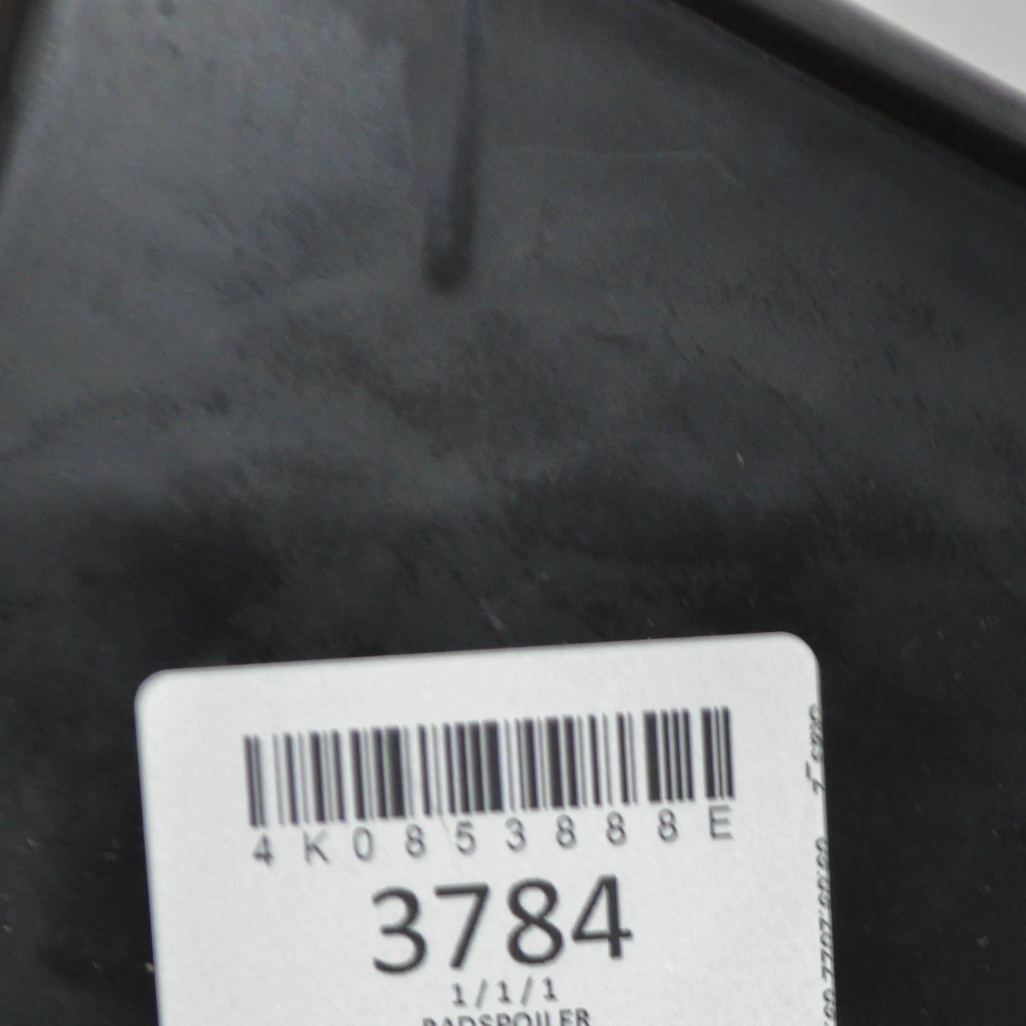 NEW AUDI A6 C8 AVANT FRONT RIGHT WHEEL SPOILER 4K0853888E