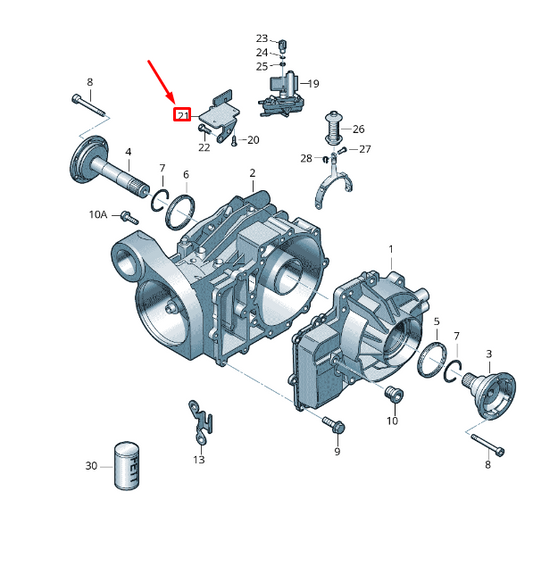 NEW VW TRANSPORTER VI T6 REAR AXLE HOUSING CARRIER PLATE 02W525653A ORIGINAL