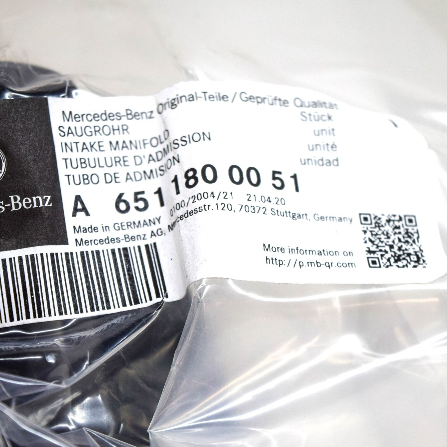 NEW MERCEDES-BENZ C W204 OIL PUMP PICKUP INLET PIPE A6511800051 ORIGINAL
