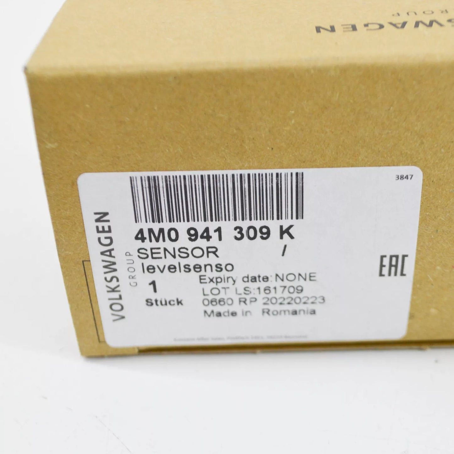 NEW AUDI Q7 4M REAR LEFT HEADLIGHT LEVEL SENSOR 4M0941309K ORIGINAL