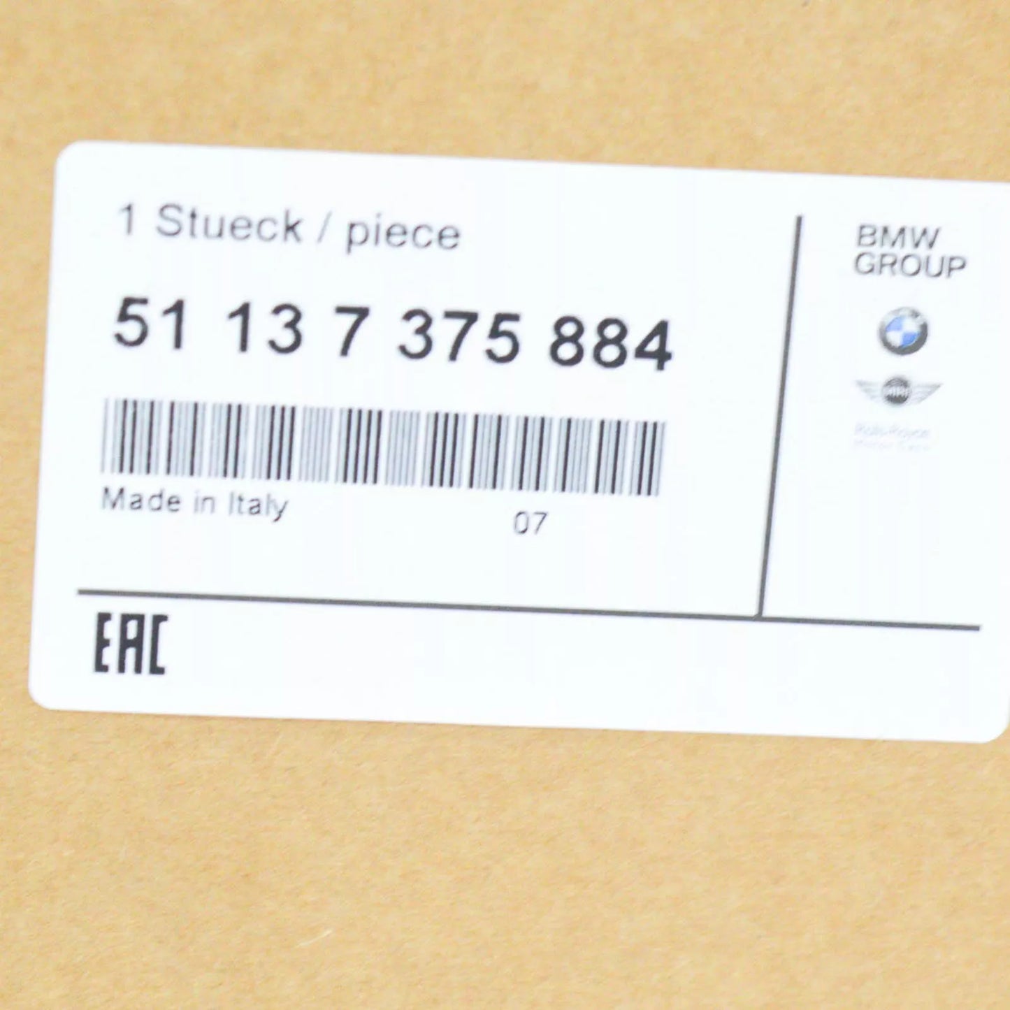 NEW BMW I3 FRONT BUMPER RADIATOR GRILLE LEFT & RIGHT 7375883 7375884