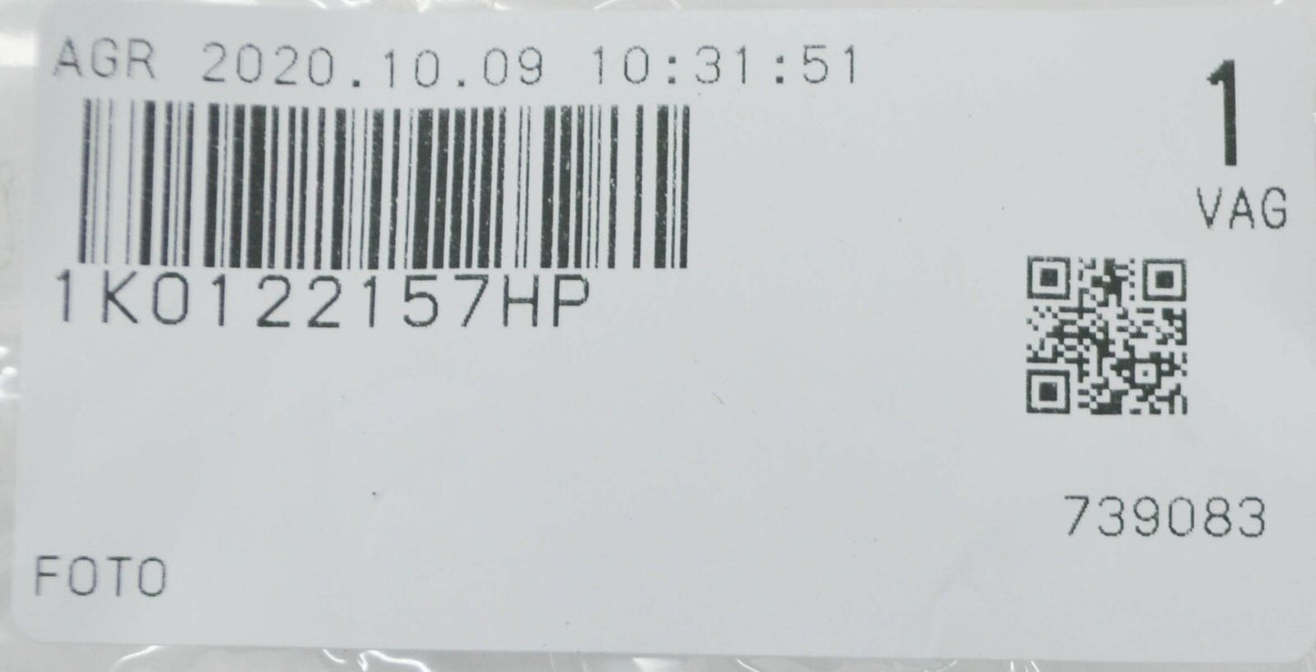 NEW AUDI A3 8P COOLANT HOSE 1K0122157HP ORIGINAL