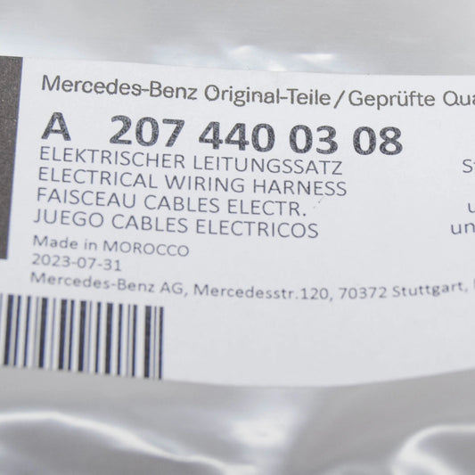NEW MERCEDES-BENZ E CABRIO A207 FRONT PARKING AID WIRING A2074400308 ORIGINAL