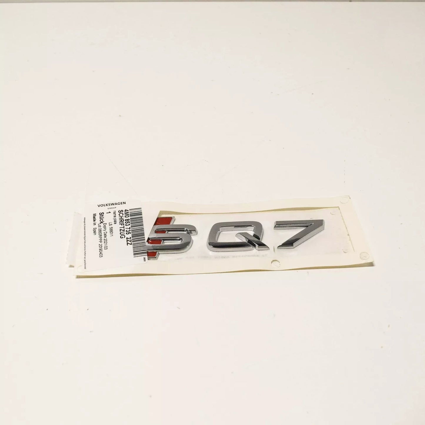 NEW AUDI Q7 4M REAR TAILGATE BOOT EMBLEM BADGE 4M08537352ZZ ORIGINAL