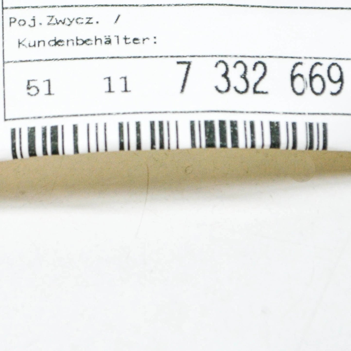 NEW BMW 5 GT F07 LEFT HEADLIGHT WASHER COVER 51117332669 7332669 2015 ORIGINAL