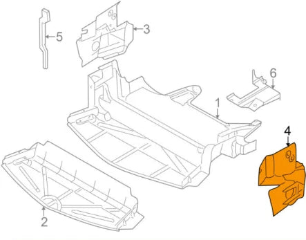 NEW BMW Z3 E36 FRONT BUMPER AIR DUCT LEFT 51718397357 ORIGINAL