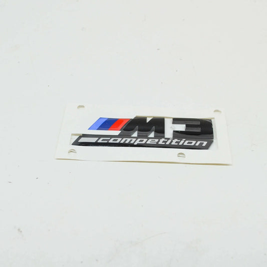 NEW BMW M3 G20 G80 COMPETITION REAR TAILGATE BOOTLID BADGE 51148084161 ORIGINAL