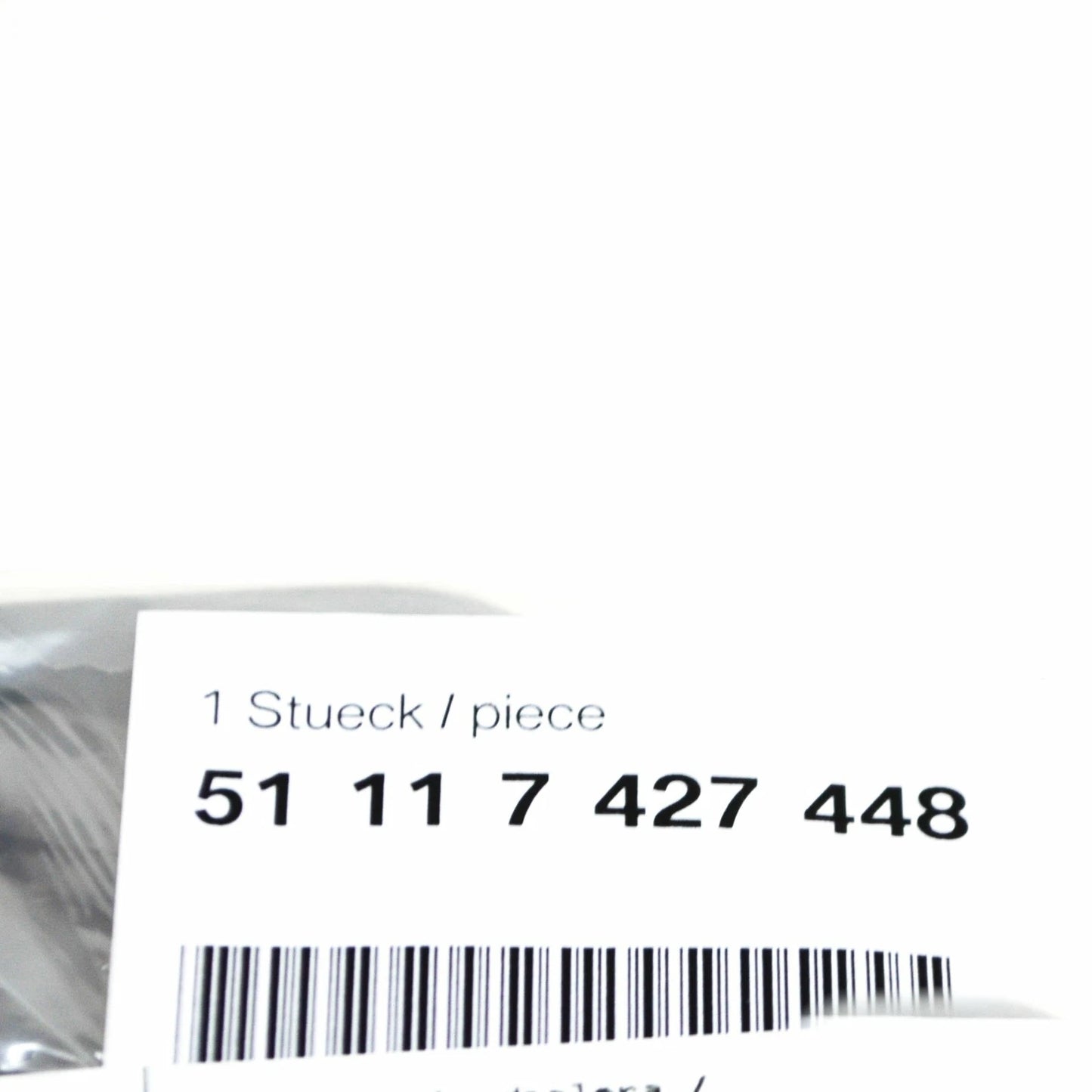 NEW BMW 5 G30 FRONT BUMPER TOW HOOK EYE COVER 51117427448 ORIGINAL