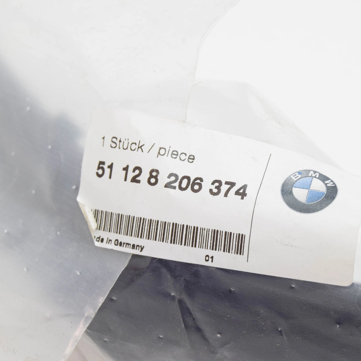 NEW BMW 3 COMPACT E36 REAR BUMPER RIGHT RUBBER STRIP 51128206374 ORIGINAL