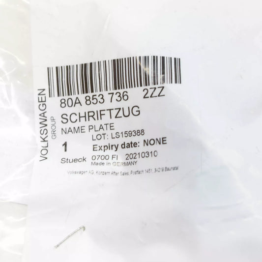 NEW AUDI Q5 FY RADIATOR GRILLE QUATTRO EMBLEM BADGE 80A8537362ZZ ORIGINAL