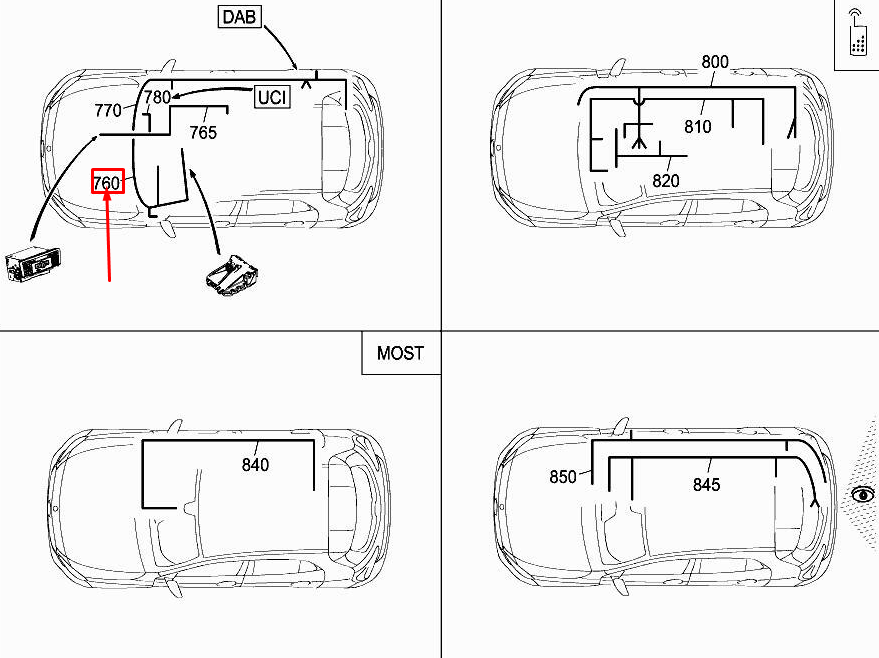 new mercedes-benz gla x156 multifunction camera harness a1565408206 original