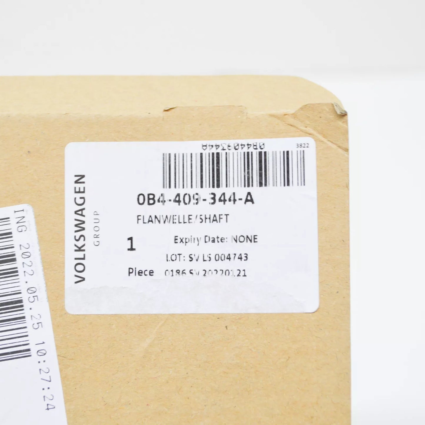 NEW AUDI Q5 8R FRONT RIGHT FLANGED SHAFT 0B4409344A ORIGINAL