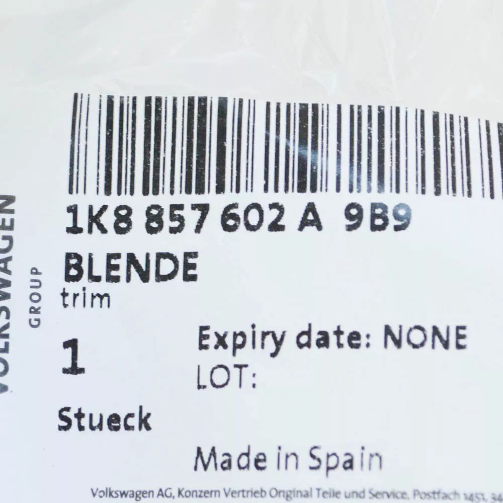 NEW VOLKSWAGEN SCIROCCO RIGHT WING MIRROR FRAME 1K8857602A9B9