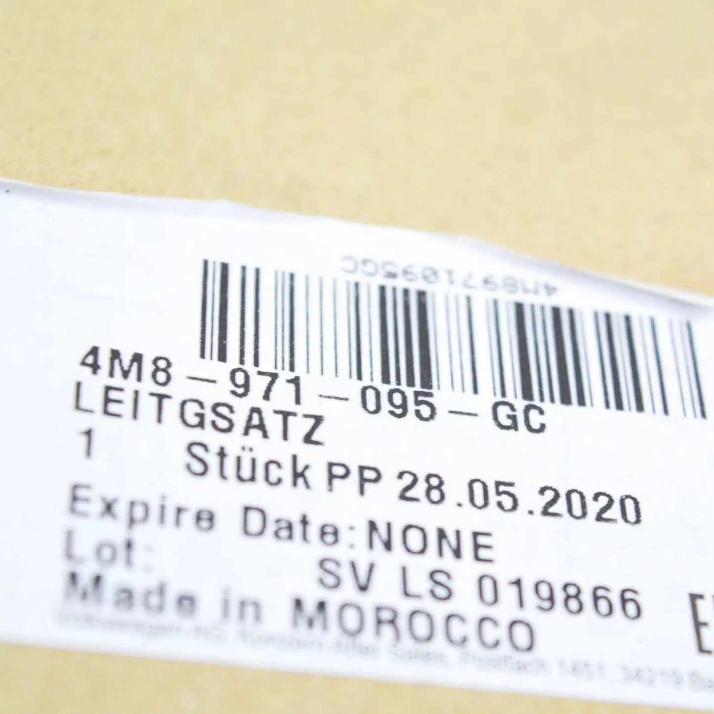 NEW AUDI Q8 FRONT PARKING SENSOR WIRING HARNESS 4M8971095GC ORIGINAL