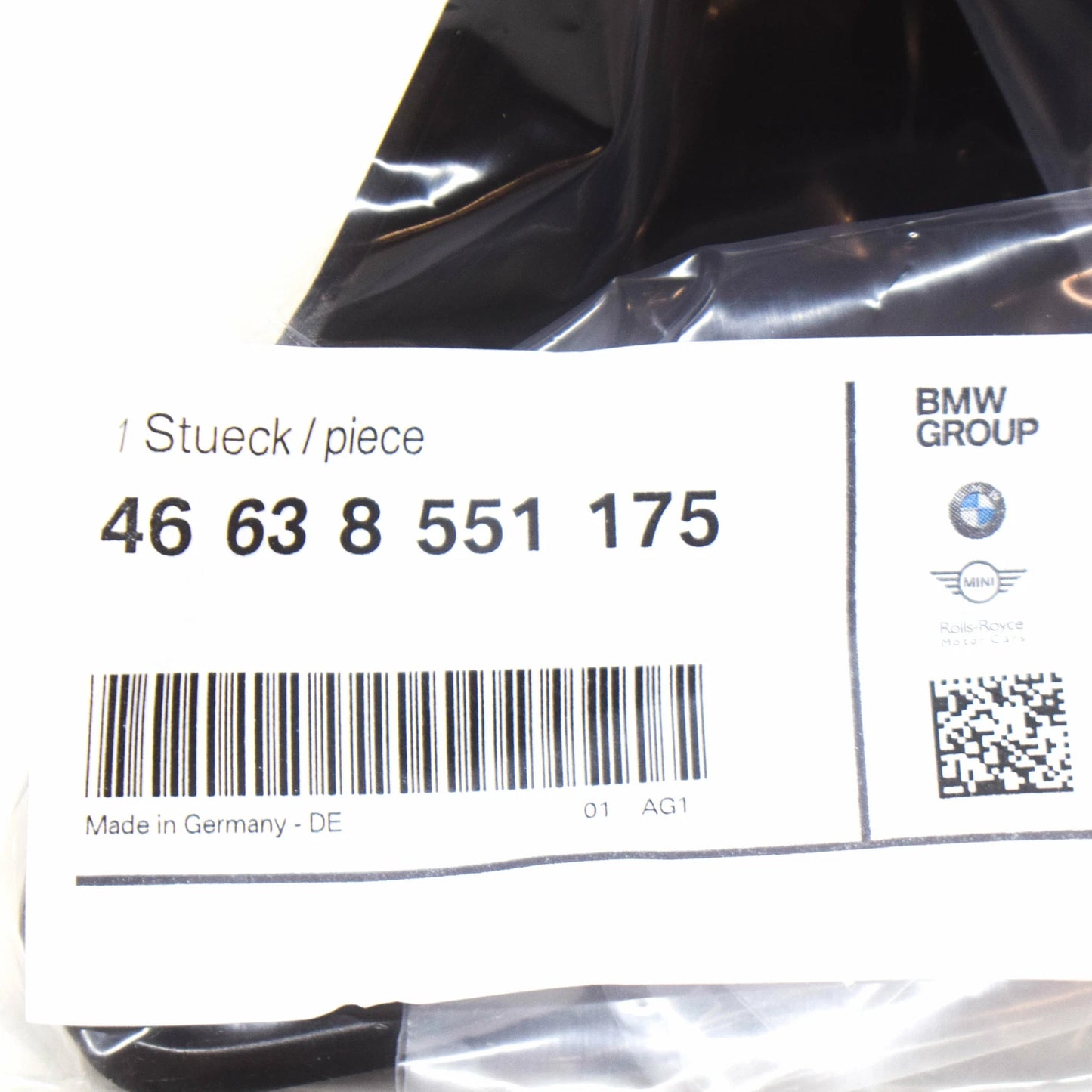 NEW BMW K48 1600 GT LEFT AUXILIARY DRIVING LIGHT COVERING 46638551175 ORIGINAL