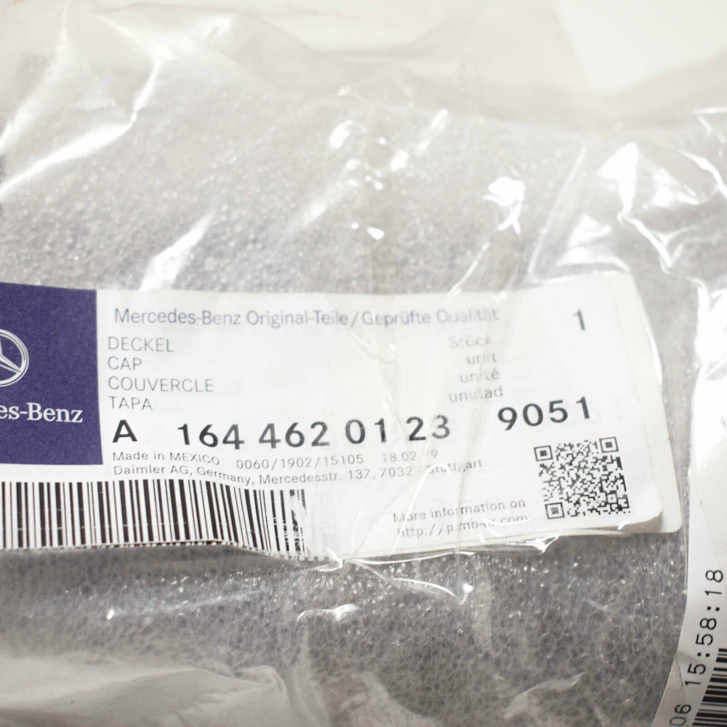 NEW MB M W164 STEERING COLUMN COVER TRIM A16446201239051 ORIGINAL