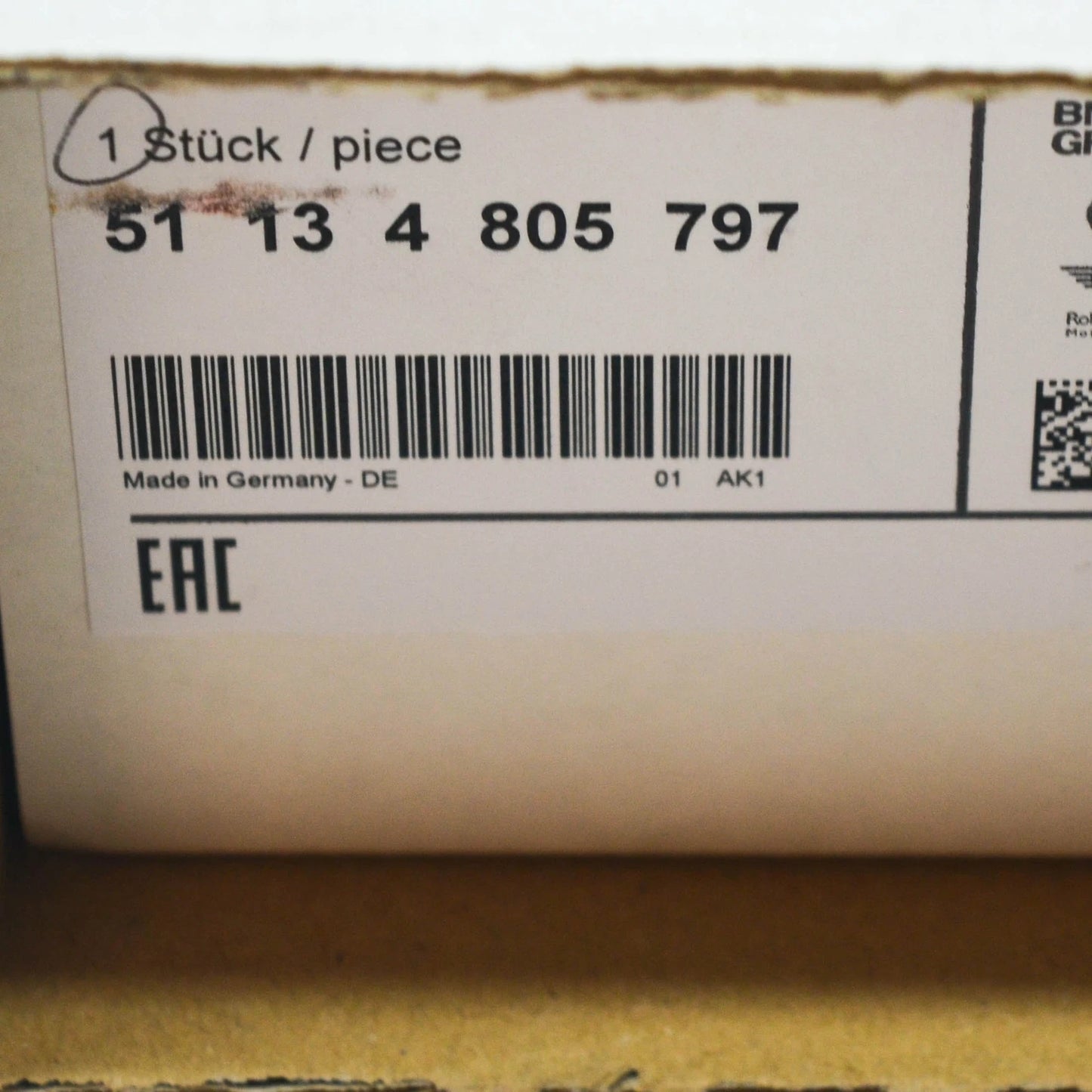 NEW BMW M5 F10 M FRONT LEFT SIDE PANEL GRILLE TRIM REPEATER 51134805797 OEM