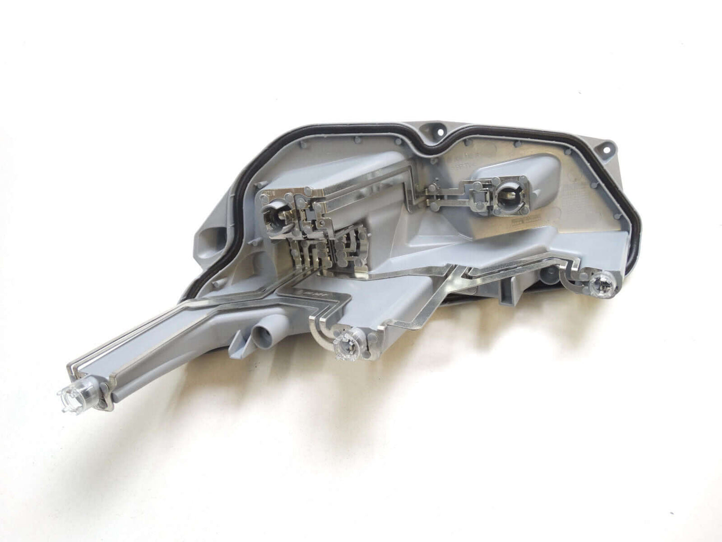 Genuine Audi TT 8J rear lamp holder for taillight, part number 8J0945258A, showing detailed internal structure.