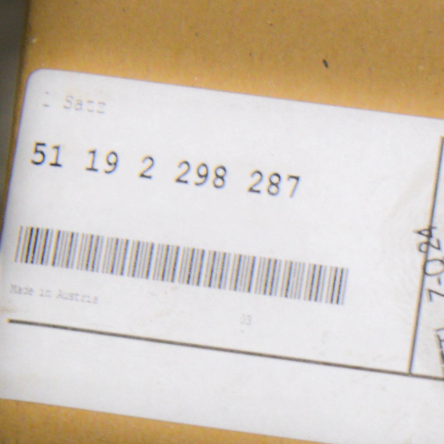 NEW BMW 2 F22 LEFT SILL SKIRT M PERFORMANCE 51192298287 2298287 2015 ORIGINAL