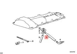 NEW BMW 3 E36 VENTILATION CRANKCASE HOSE 11151730507 1730507 ORIGINAL