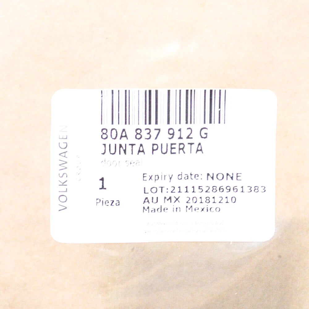 NEW AUDI Q5 80A FRONT RIGHT DOOR RUBBER SEAL 80A837912G