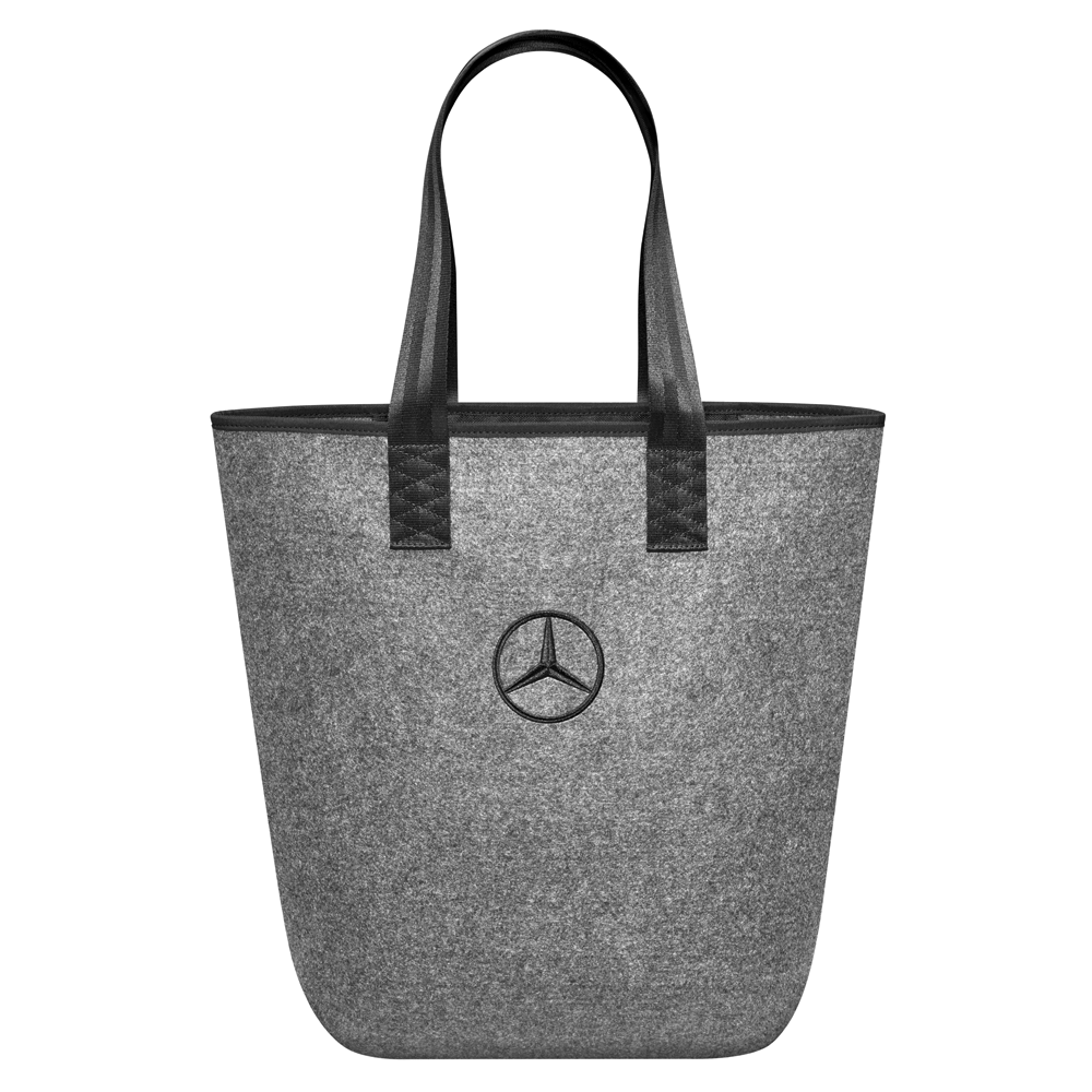 Genuine Mercedes-Benz Shopper Sac Shopping Bag Gris Noir B66952989