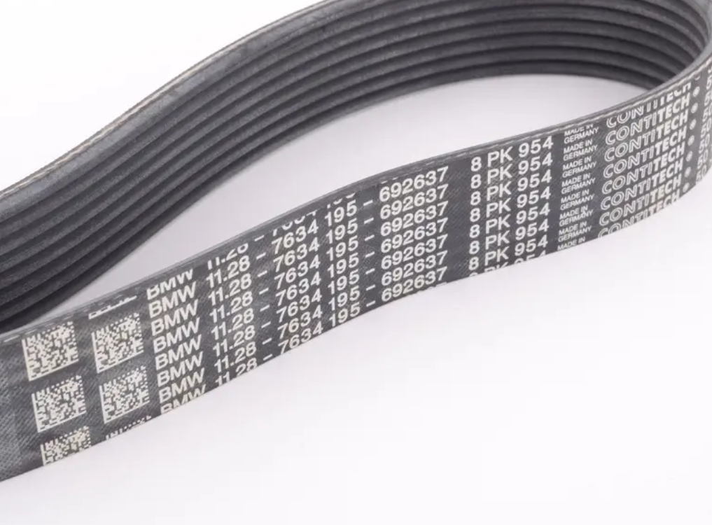 new bmw i8 i12 ribbed v-belt 11287634195 7634195 original