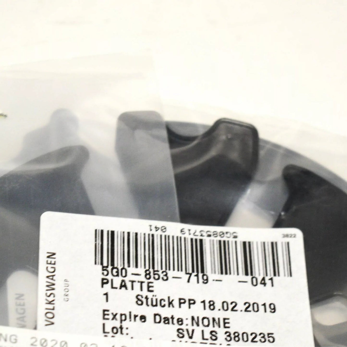 NEW VOLKSWAGEN GOLF MK7 CARRIER PLATE 5G0853719041