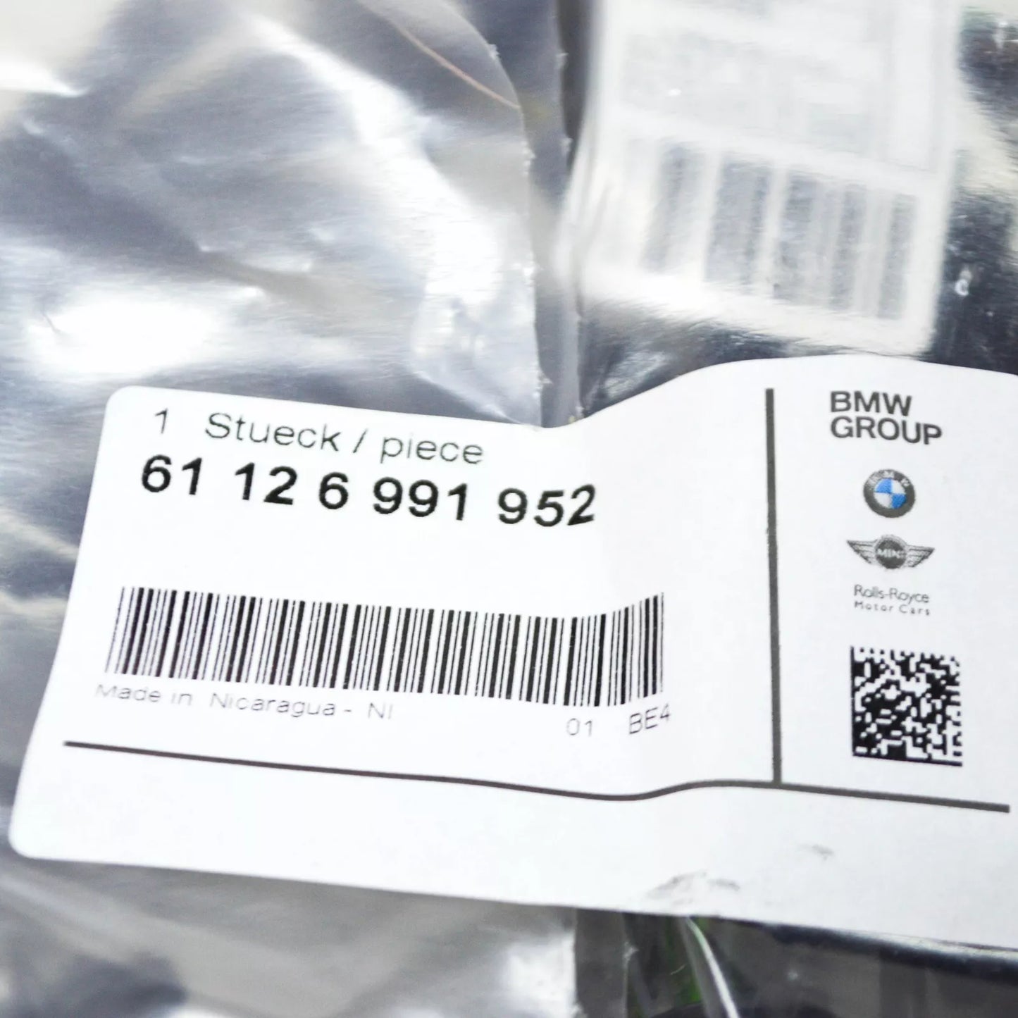 NEW BMW X3 G01 FRONT BUMPER PDC WIRING HARNESS LOOM 61126991952 6991952 ORIGINAL