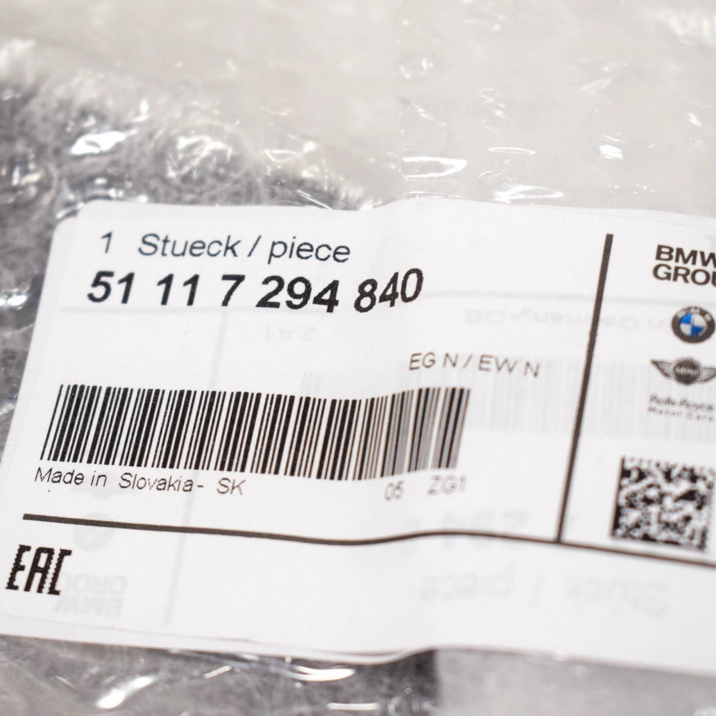 NEW BMW 4 F32 FRONT BUMPER SPORT LINE RIGHT FINISHER 51117294840 2015 ORIGINAL