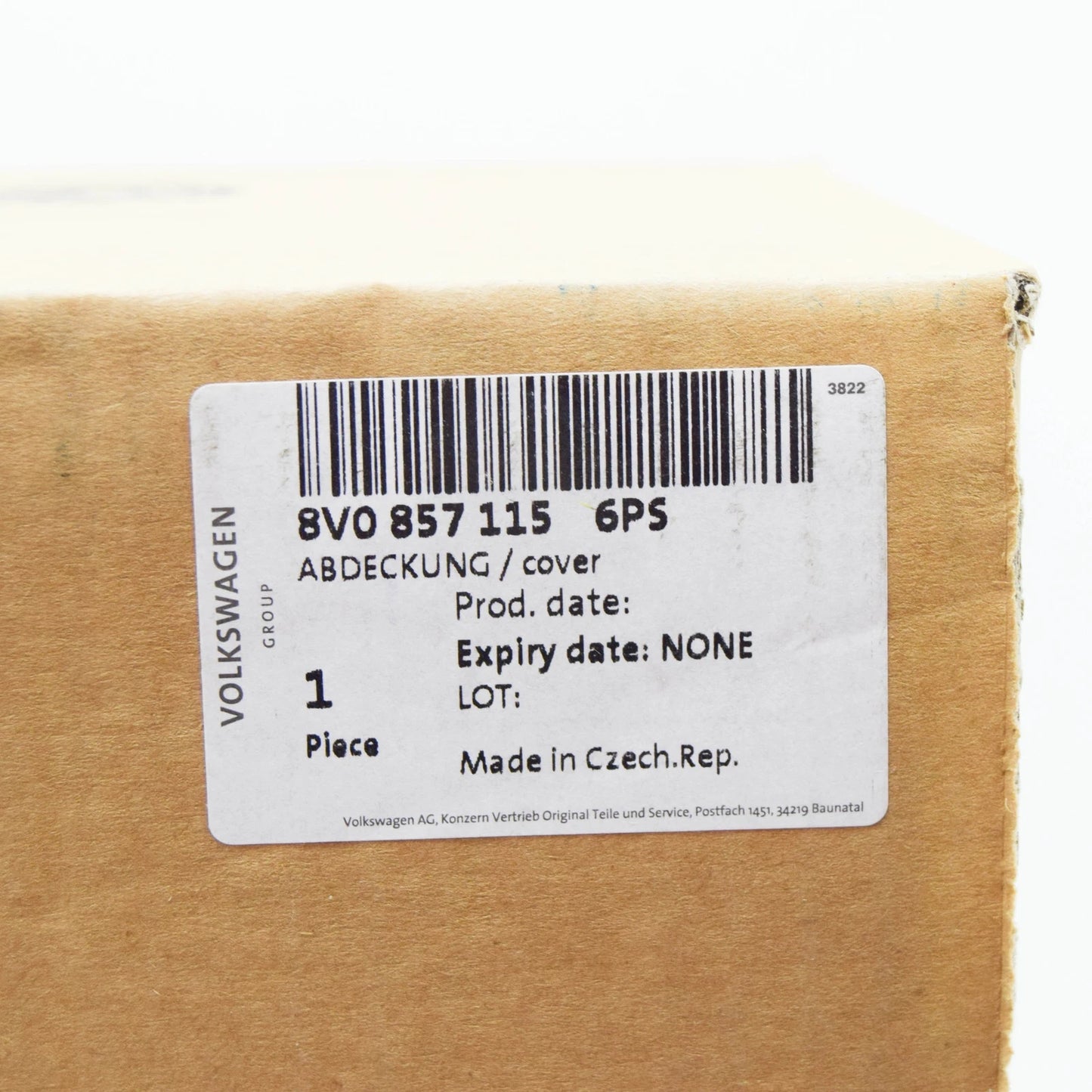 NEW AUDI A3 8V SPEEDOMETER COVER TRIM 8V08571156PS 2013 ORIGINAL