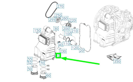 NEW MERCEDES-BENZ GLB X247 OIL PAN A2473710201 ORIGINAL