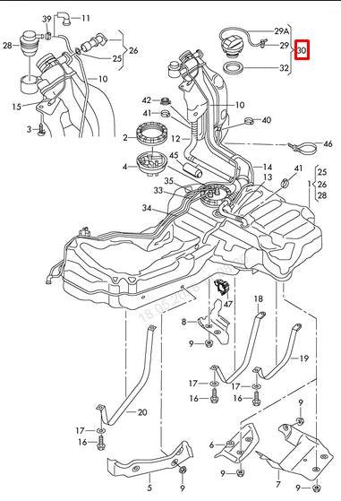 NEW AUDI A4 B6 FUEL FILLER CAP COVER 8E0201550 2000