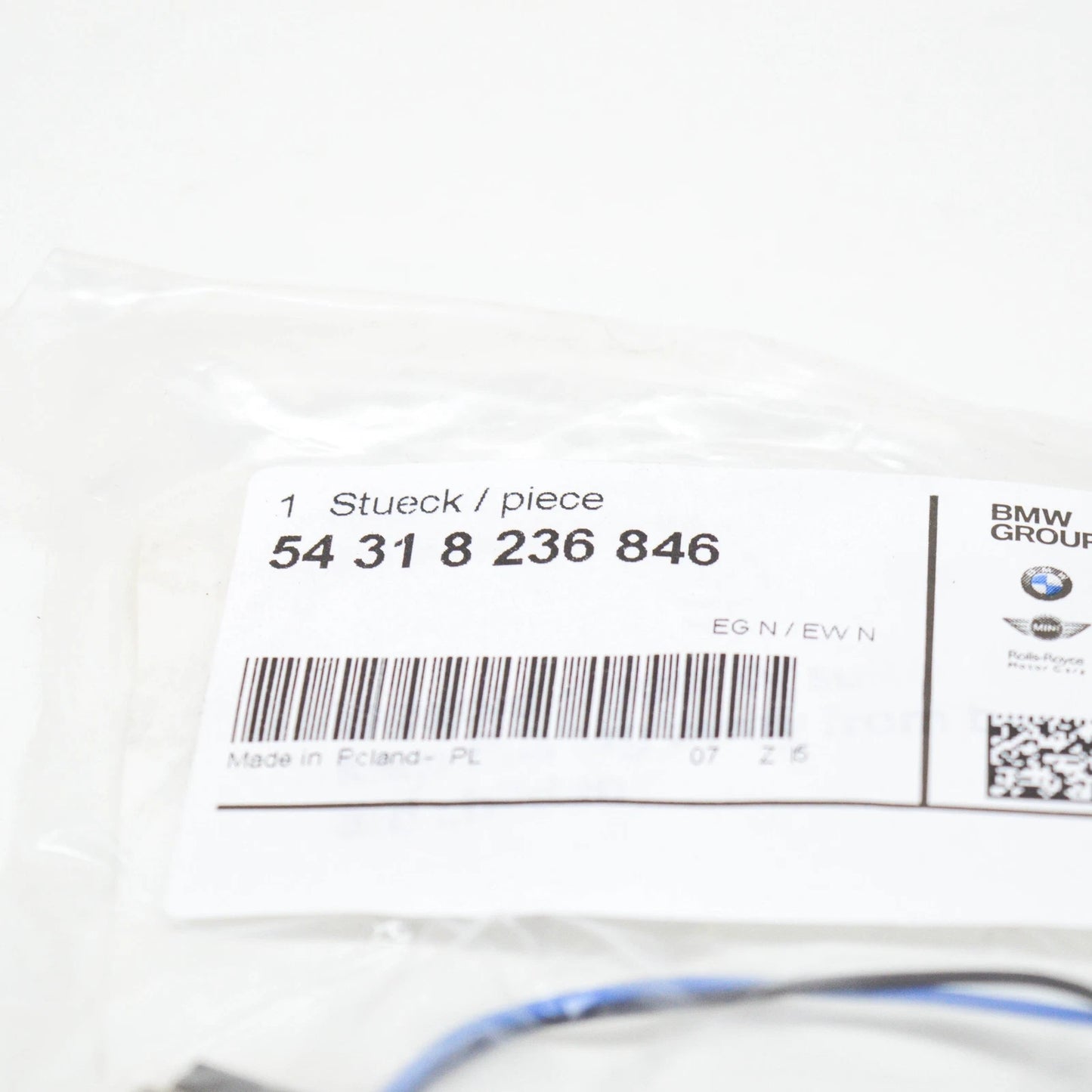 NEW BMW 6 E64 CONVERTIBLE TOP COMPARTMENT MICRO SWITCH 54318236846 ORIGINAL