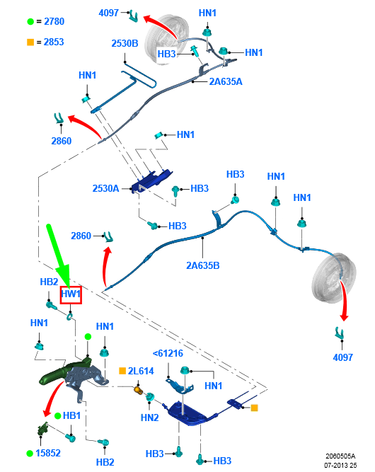 new ford ranger t6 mk1 parking brake lever washer 99958-0818 4042726 original