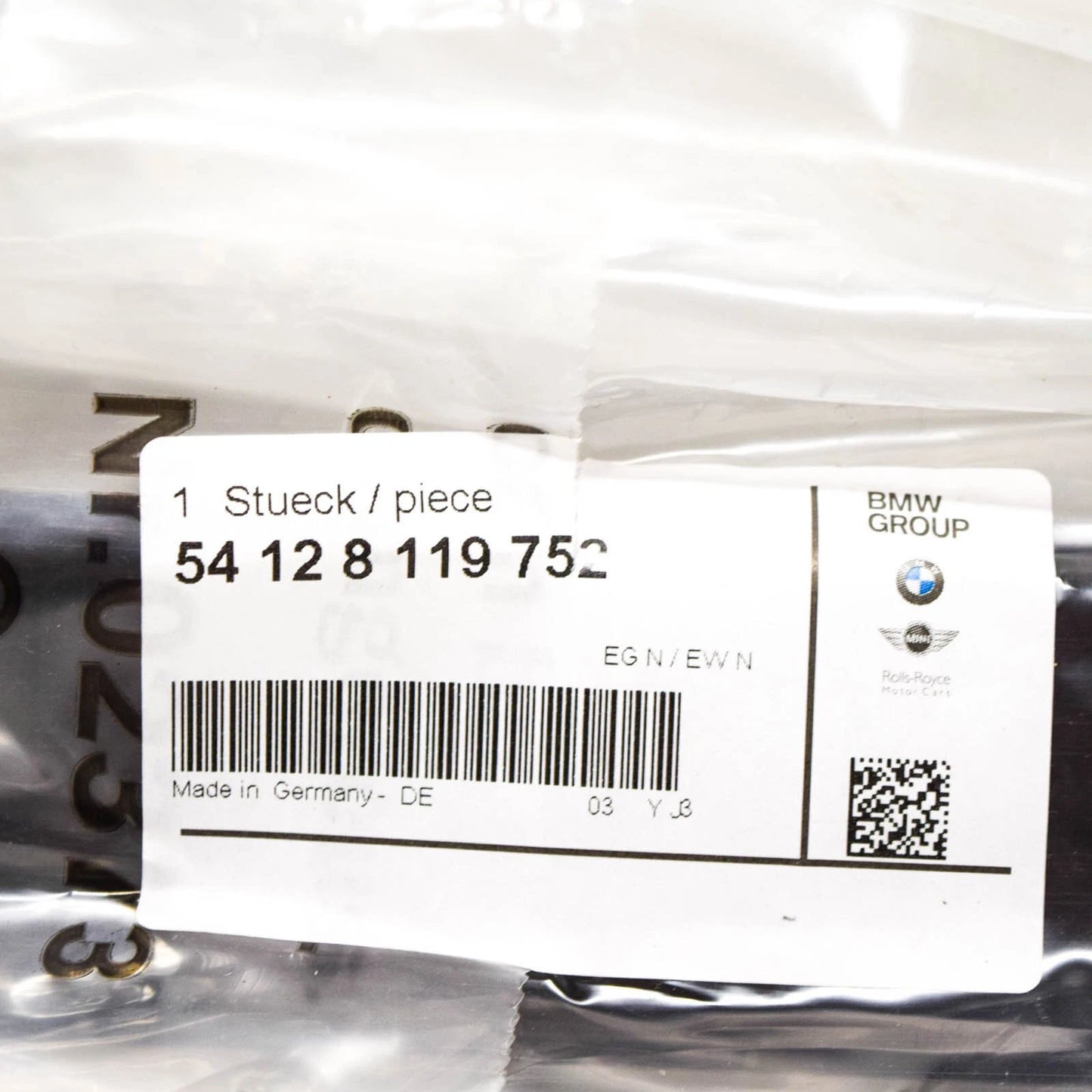 NEW BMW 3 E36 SLIDING LIFTING ROOF FRAME DRIP MOULDING 54128119752 ORIGINAL