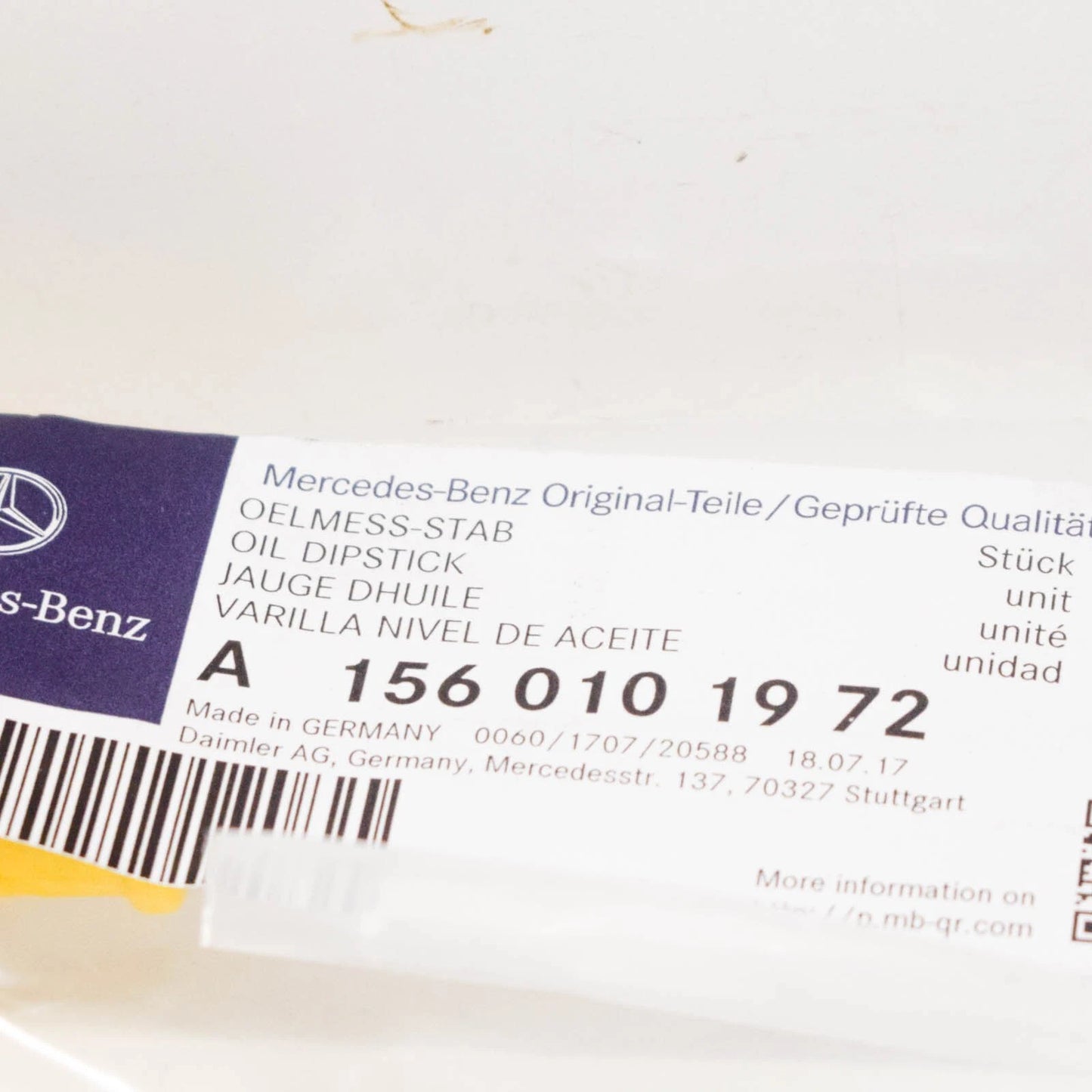 NEW MB GLA-CLASS X156 AMG OIL DIP STICK 2.0 PETROL A1560101972 ORIGINAL