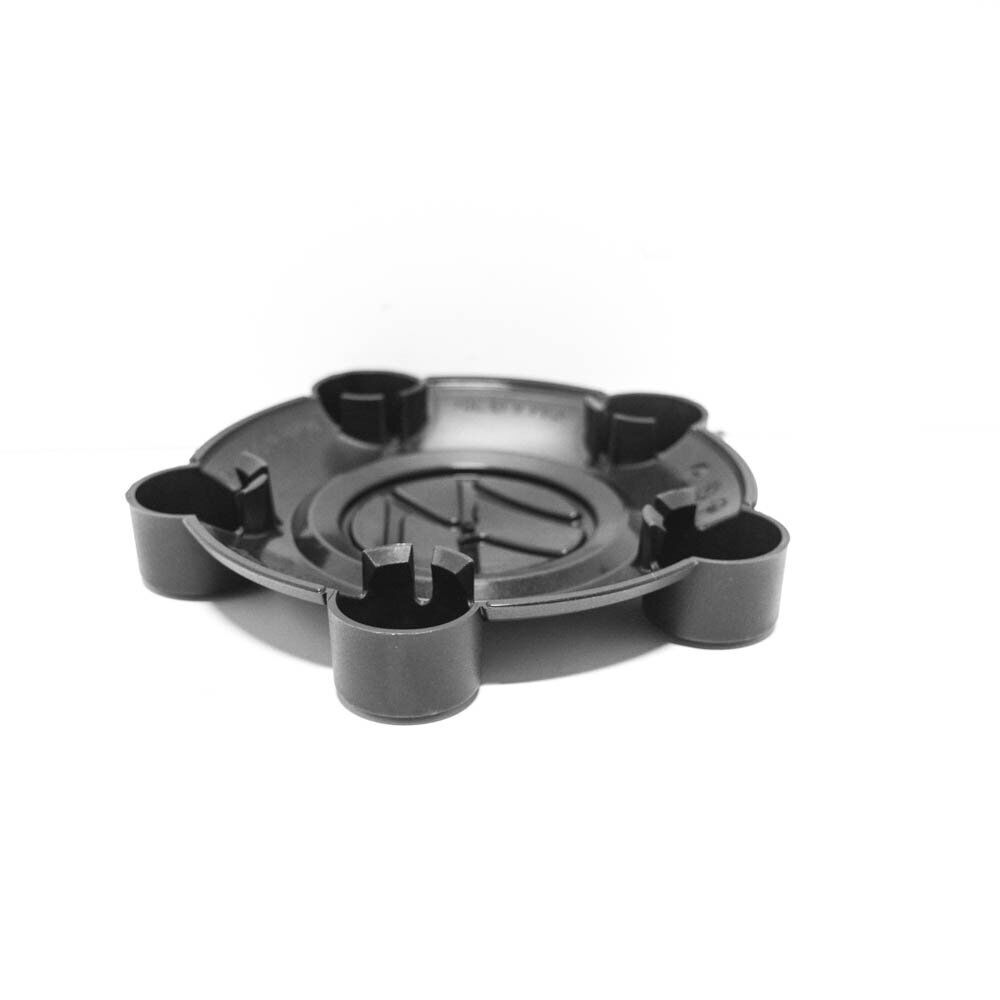 new volkswagen caddy mk3 wheel center hub satin black cap 2k06011699b9 original