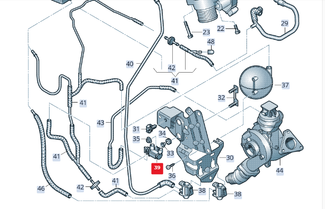NEW AUDI A4 ALLROAD B8 PRESSURE CONVERTER VALVE 8K0906627 ORIGINAL