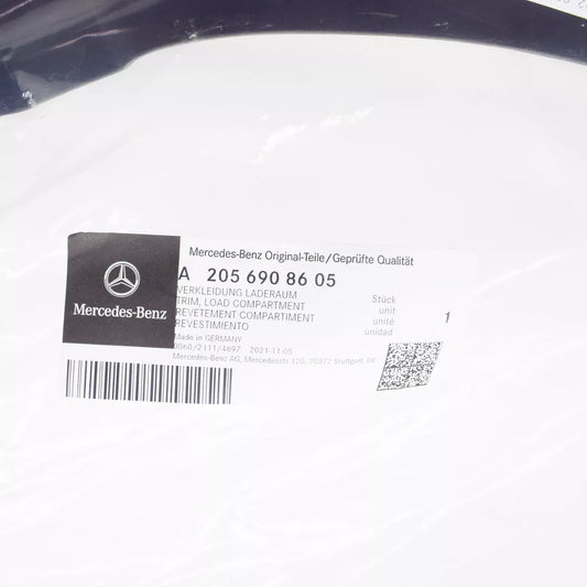 NEW MERCEDES-BENZ C W205 REAR RIGHT LUGGAGE DRIP TRIM COVER A2056908605 ORIGINAL