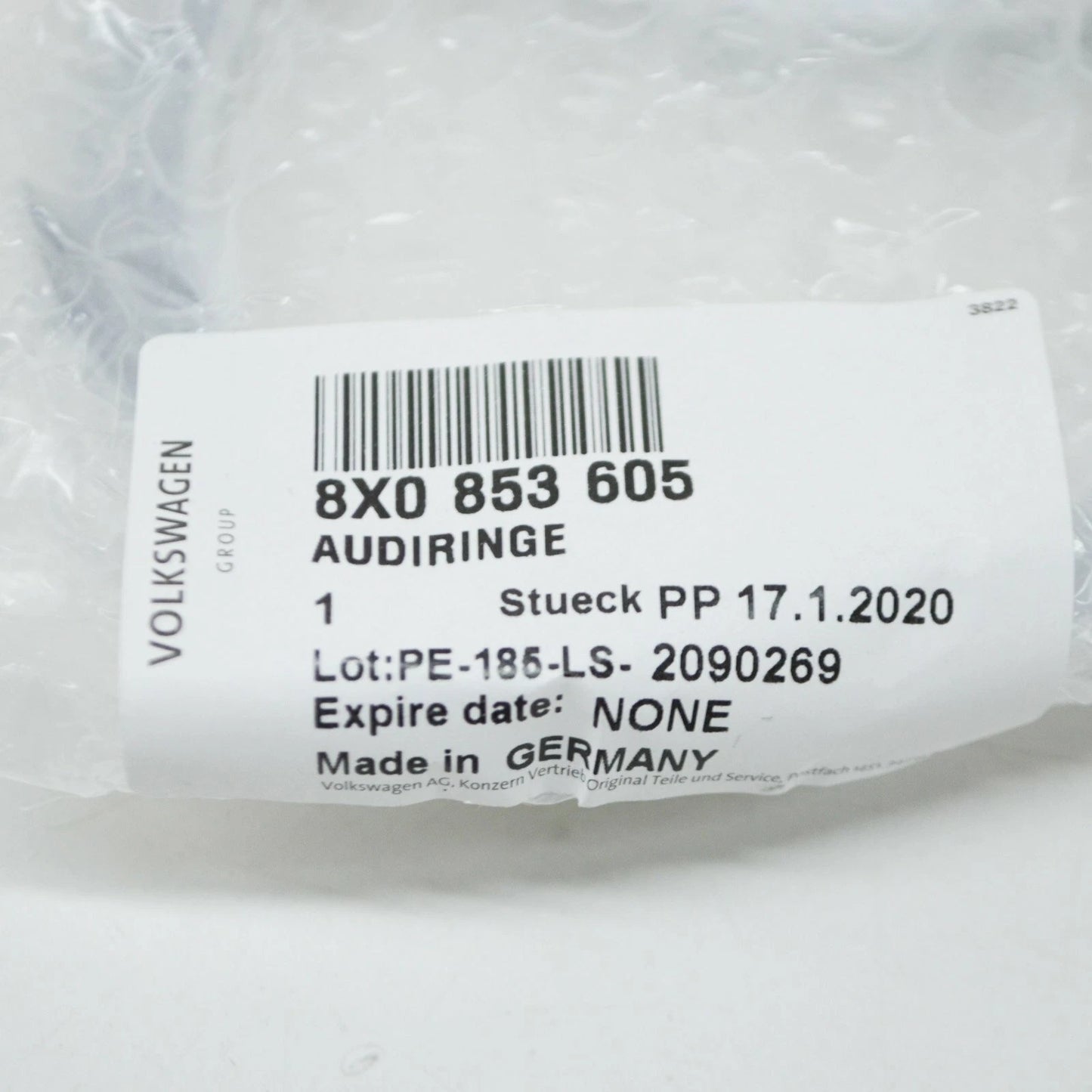 NEW AUDI A1 8X FRONT BUMPER RADIATOR GRILLE EMBLEM 8X0853605