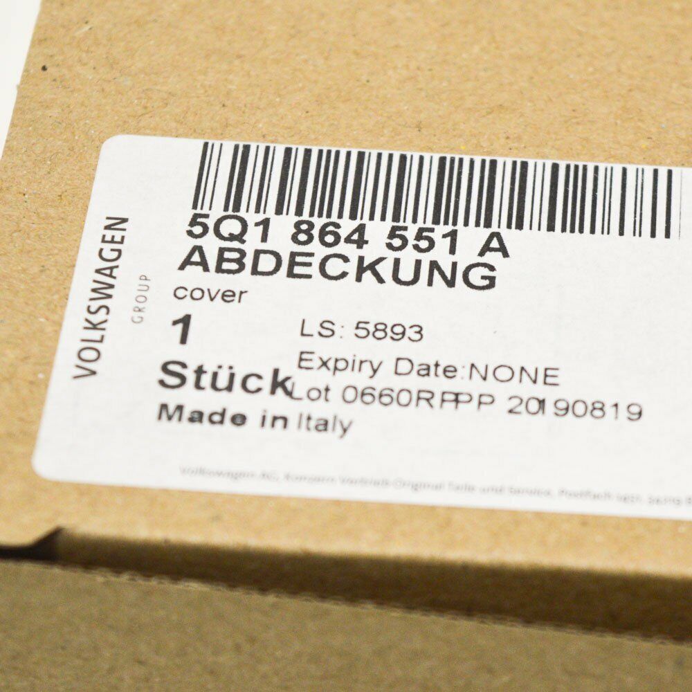 NEW ŠKODA OCTAVIA 5E FOOTREST 5Q1864551A LHD ORIGINAL