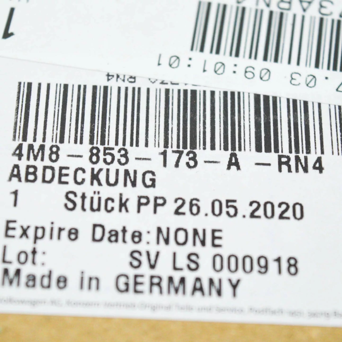 NEW AUDI Q8 FRONT BUMPER GRILLE LEFT MOLDING BEZEL 4M8853173ARN4