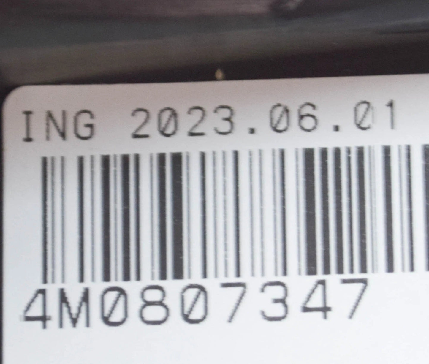 NEW AUDI Q7 4M REAR LEFT BUMPER CLOSING ELEMENT 4M0807347 ORIGINAL