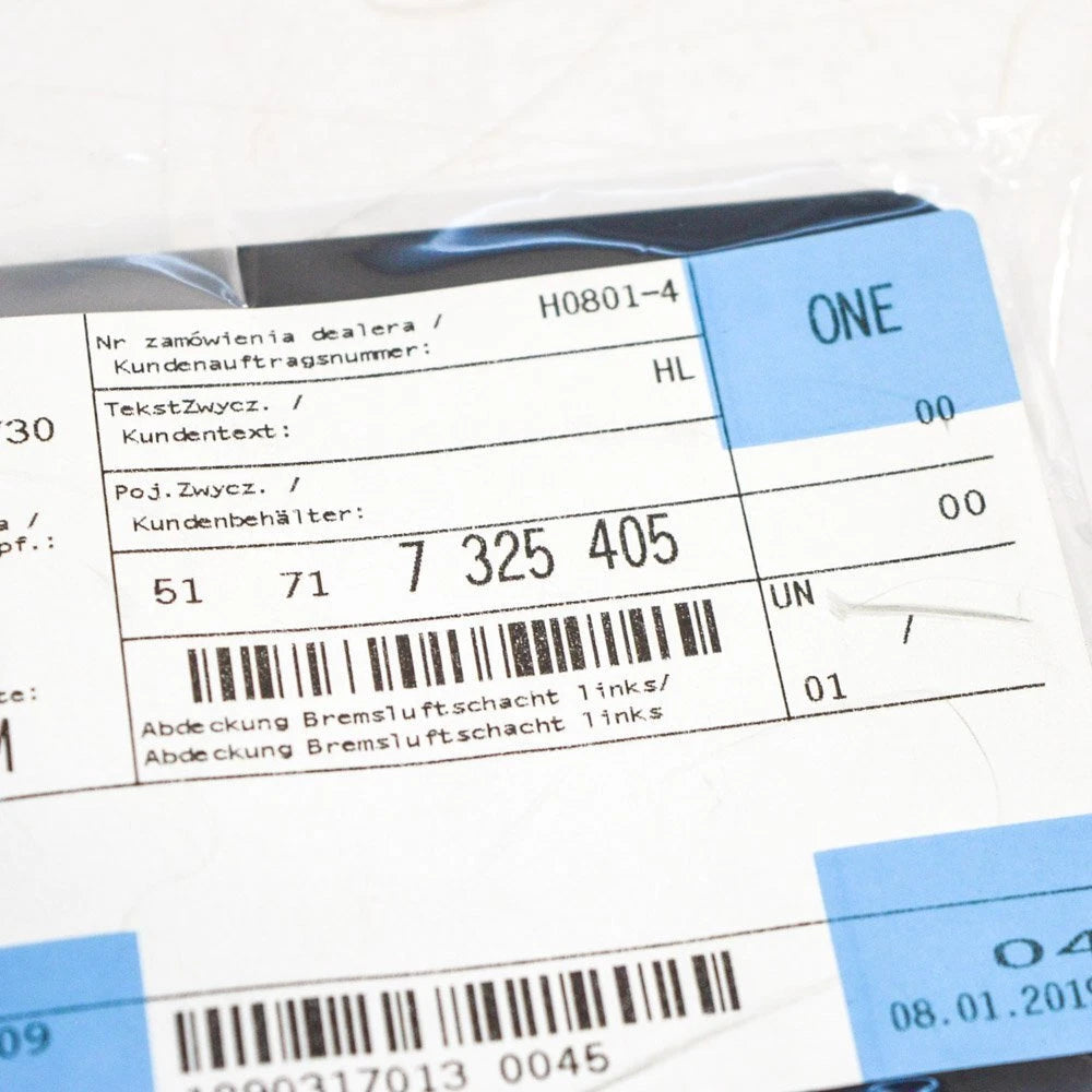 NEW BMW X5 F15 WHEEL ARCH LINER COVER LEFT 51717325405 7325405 ORIGINAL