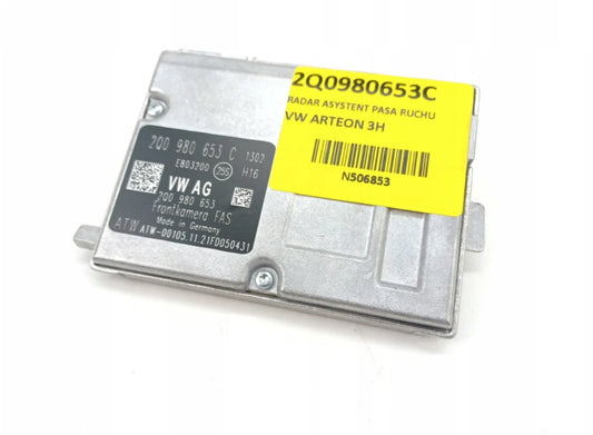 NEW AUDI Q2 GA FRONT DRIVER ASSISTANCE PROGRAMS CAMERA 2Q0980653C ORIGINAL